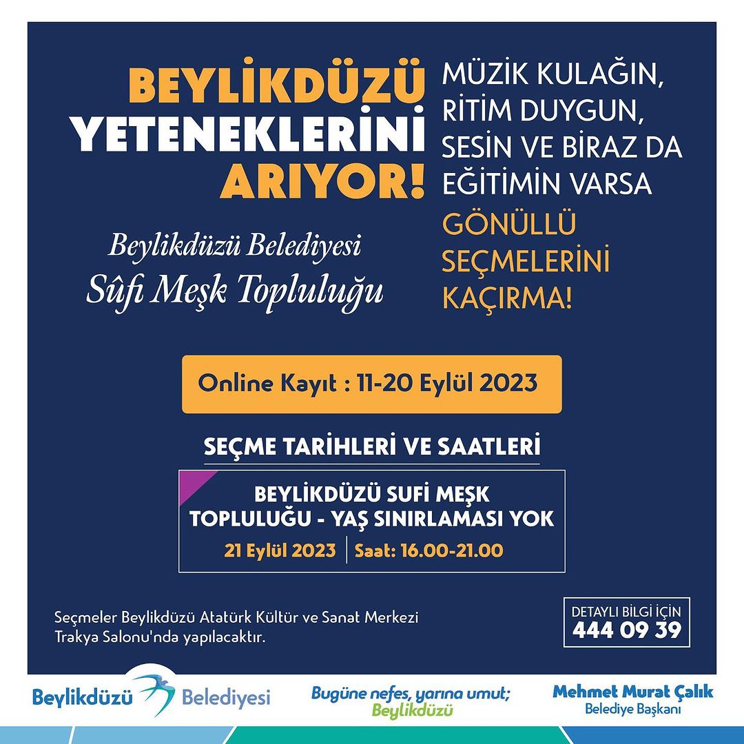 Beylikdüzü Belediyesi - Süfi Meşk Topluluğu Seçmeleri