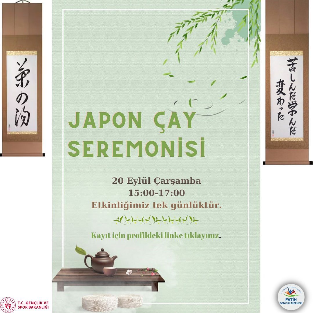 Fatih Gençlik Merkezi - Japon Çay Seremonisi