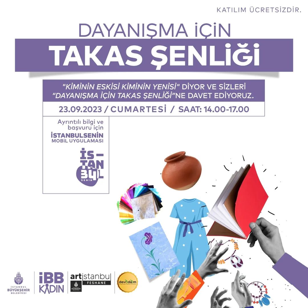 İBB Kültür - Dayanışma İçin Takas Şenliği