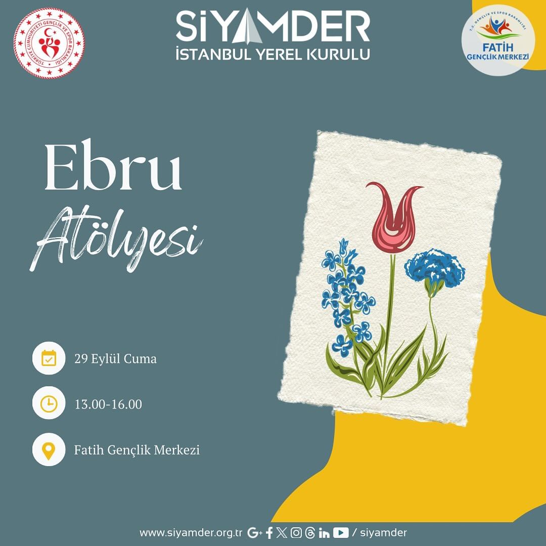 Fatih Gençlik Merkezi - Ebru Atölyesi