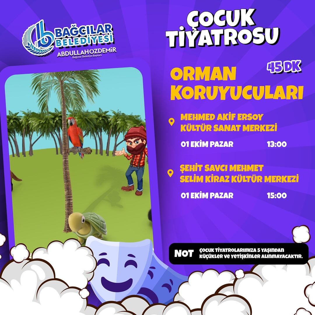 Bağcılar Belediyesi - Çocuk Tiyatrosu: Orman Koruyucuları