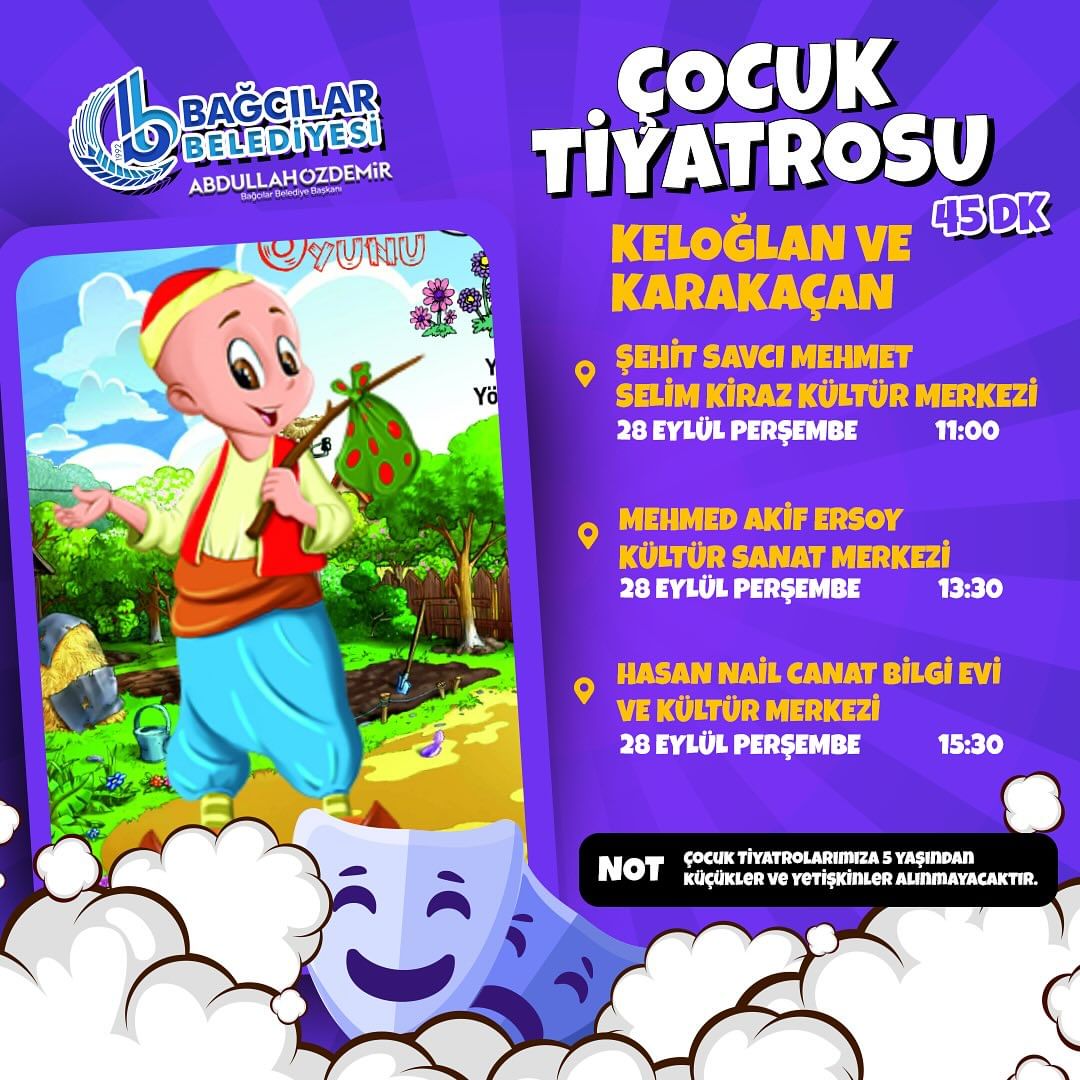 Bağcılar Belediyesi - Çocuk Tiyatrosu: Keloğlan ve Karakaçan