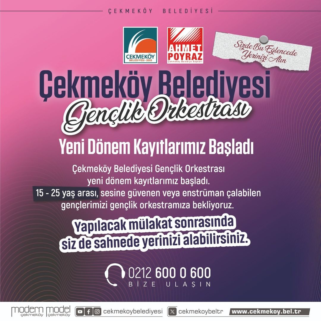 Çekmeköy Belediyesi - Gençlik Orkestrası Kayıtları
