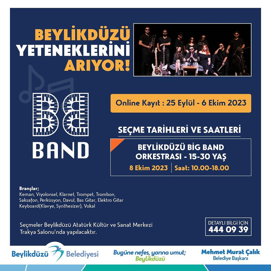 Beylikdüzü Belediyesi - Big Band Orkestrası Seçmeleri