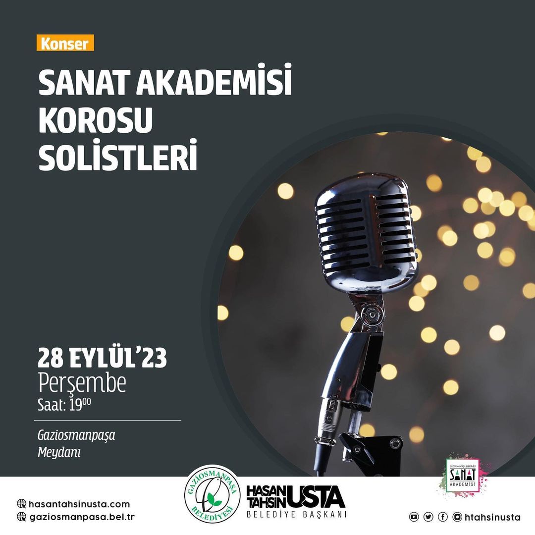 Gaziosmanpaşa Belediyesi - Sanat Akademisi Konser