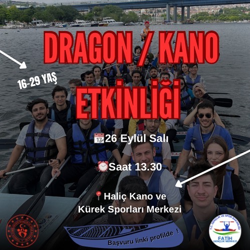 Fatih Gençlik Merkezi - Kano Etkinliği