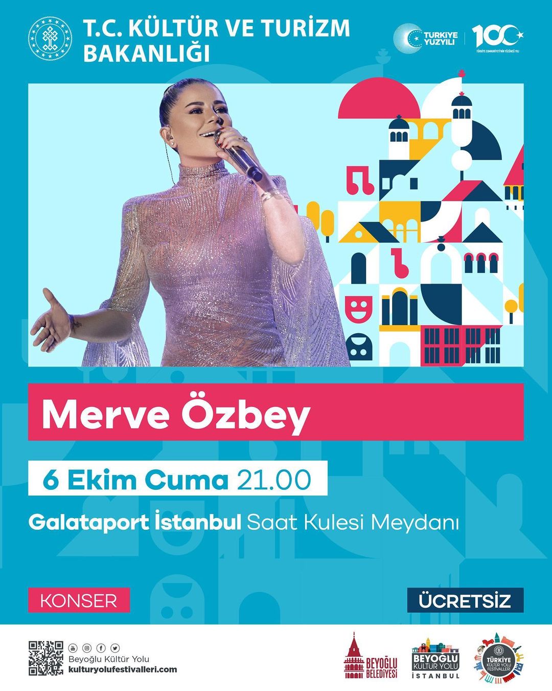 Beyoğlu Belediyesi  - Merve Özbey Konseri