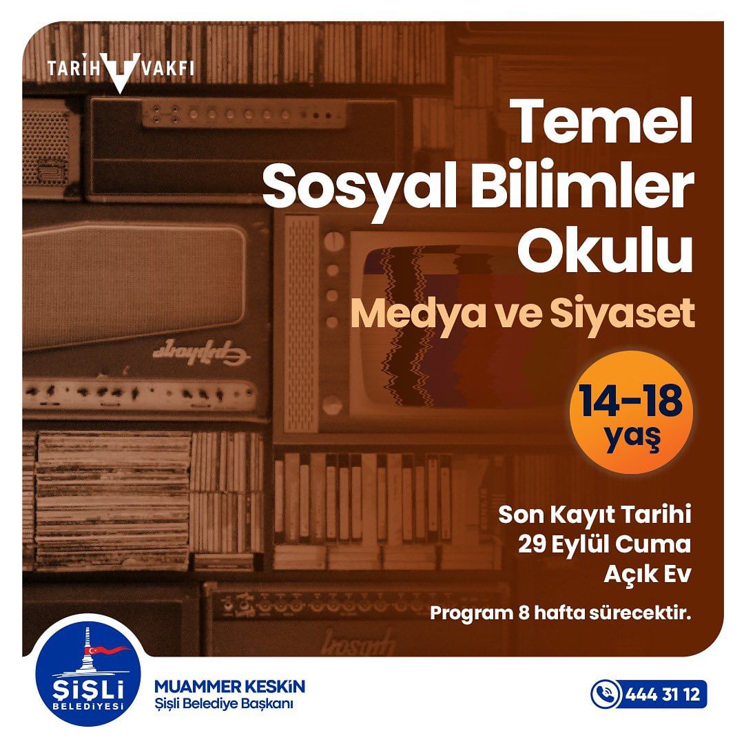 Şişli Belediyesi - Temel Sosyal Bilimler Okulu - Medya ve Siyaset
