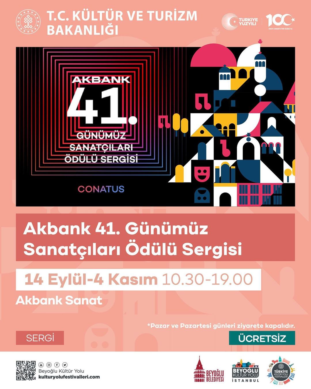 Beyoğlu Belediyesi - Akbank 41. Günümüz Sanatçıları Ödülü Sergisi
