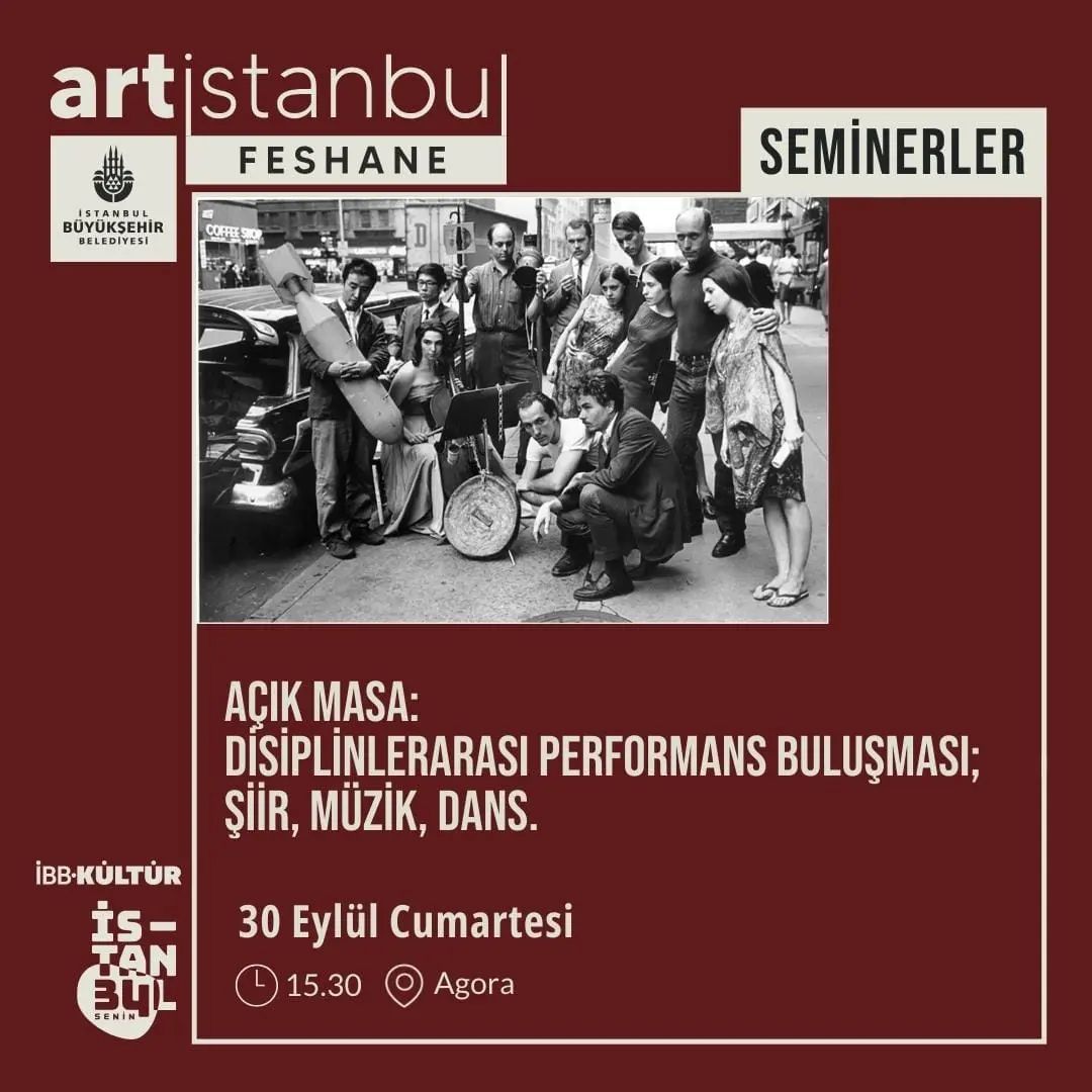 İBB Kültür - Disiplinler Arası Performans Buluşması - Şiir, Müzik ve Dans