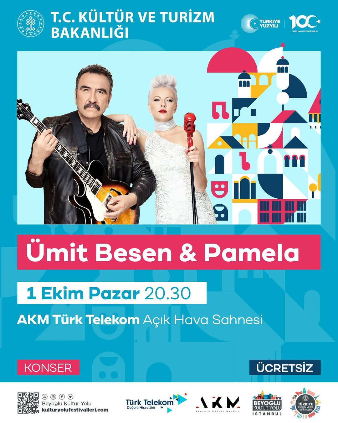 Beyoğlu Belediyesi - Ümit Besen ve Pamela Konseri