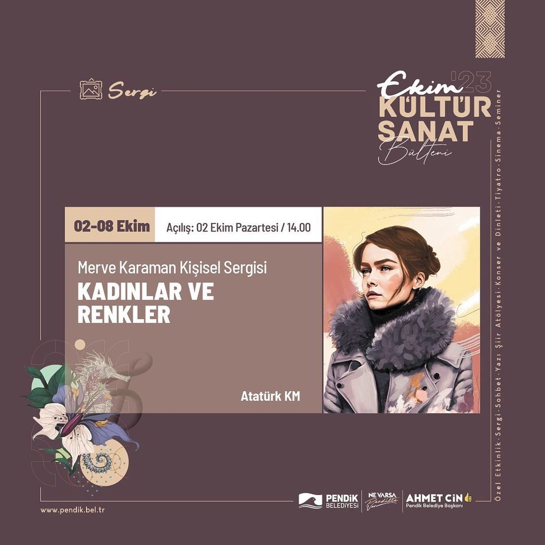Pendik Belediyesi - Merve Karaman Kişisel Sergisi ' Kadınlar ve Renkler'