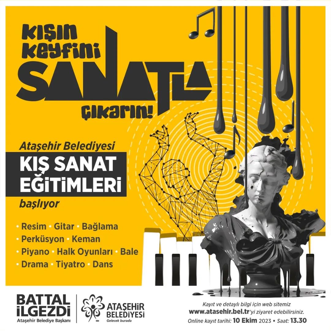 Ataşehir Belediyesi - Kış Sanat Eğitimleri