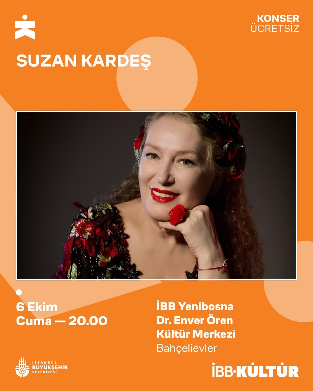 İBB Yenibosna Dr. Enver Ören Kültür Merkezi - Suzan Kardeş Konseri
