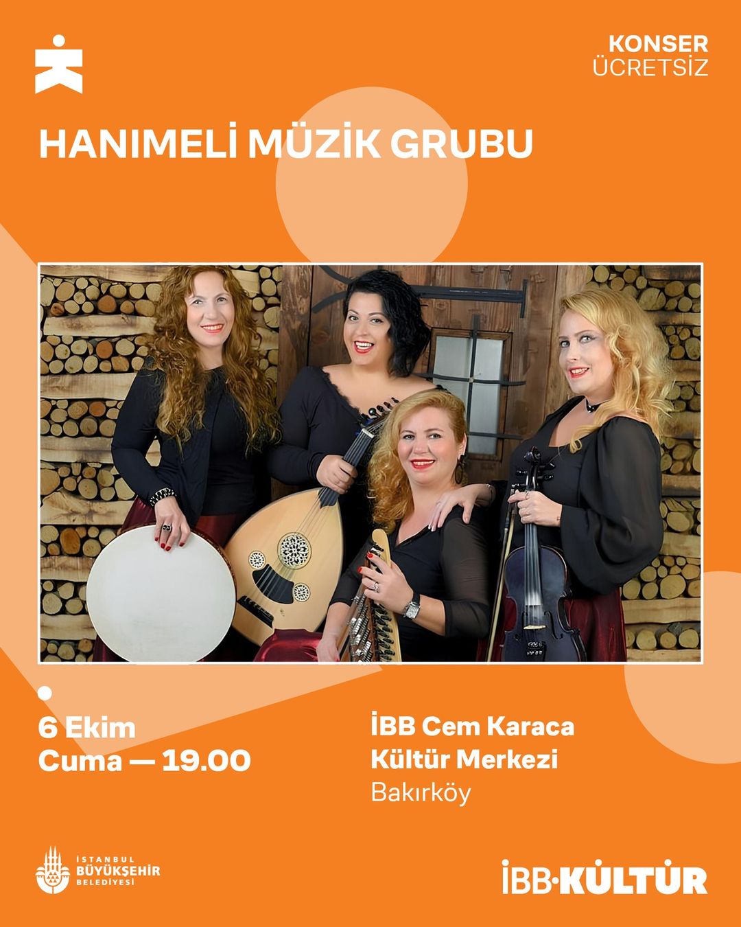 İBB Cem Karaca Kültür Merkezi - Hanım Eli Müzik Grubu Konseri