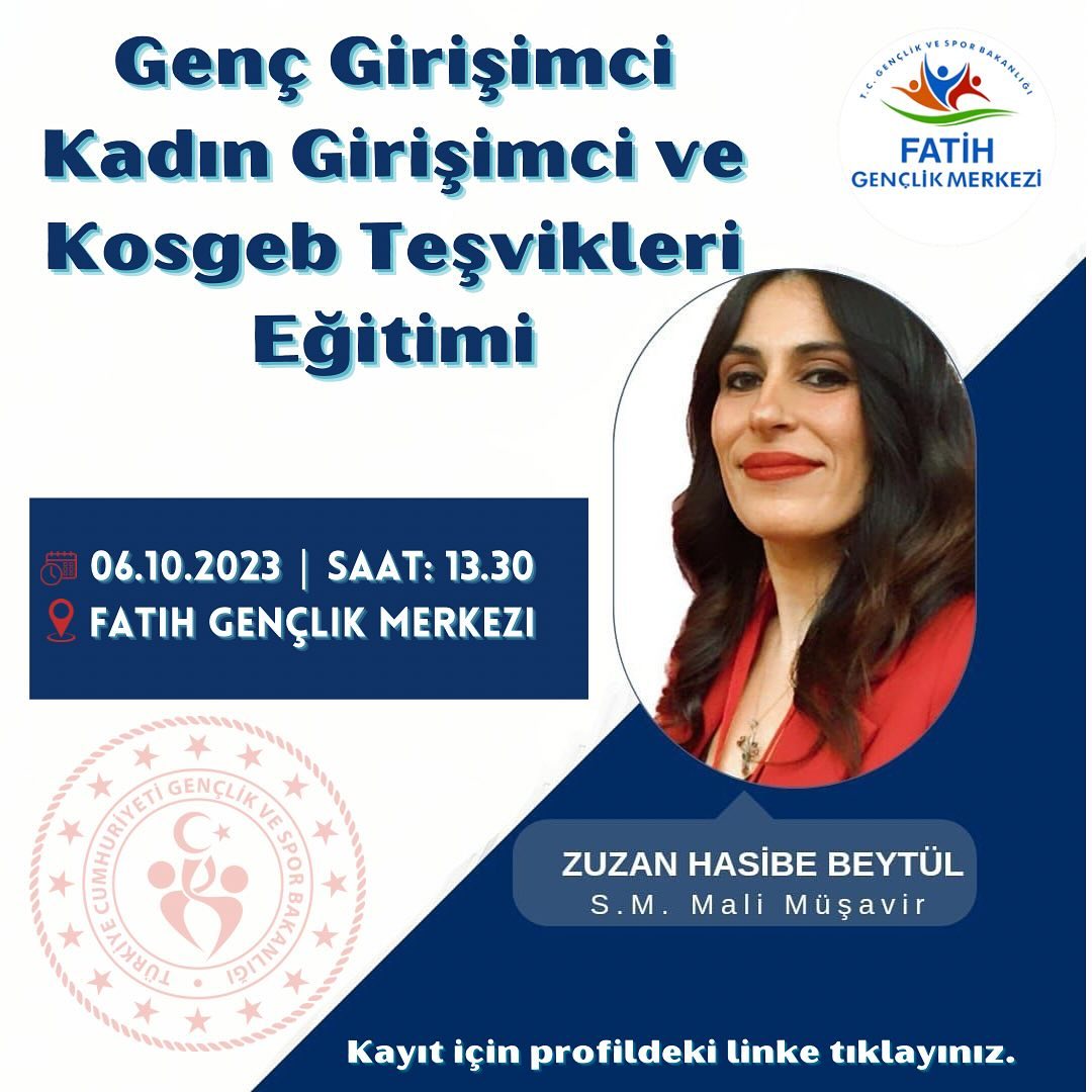 Fatih Gençlik Merkezi - Kadın Girişimciliği ve Kosgeb Eğitimi