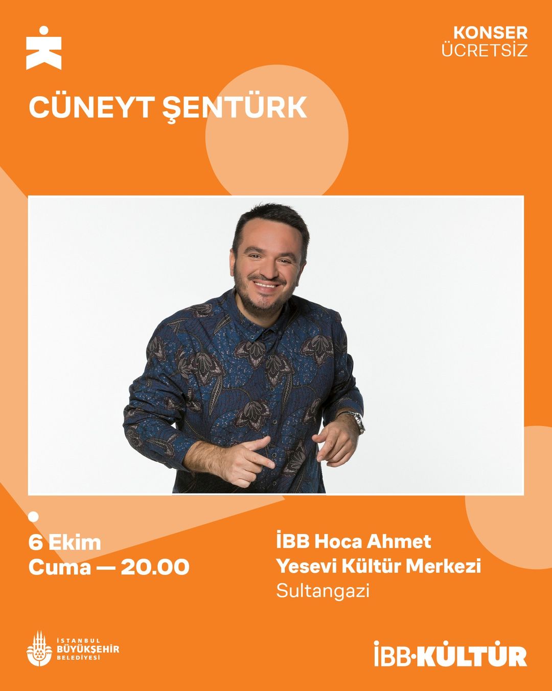 İBB Hoca Ahmet Yesevi Kültür Merkezi - Cüneyt Şentürk Konseri