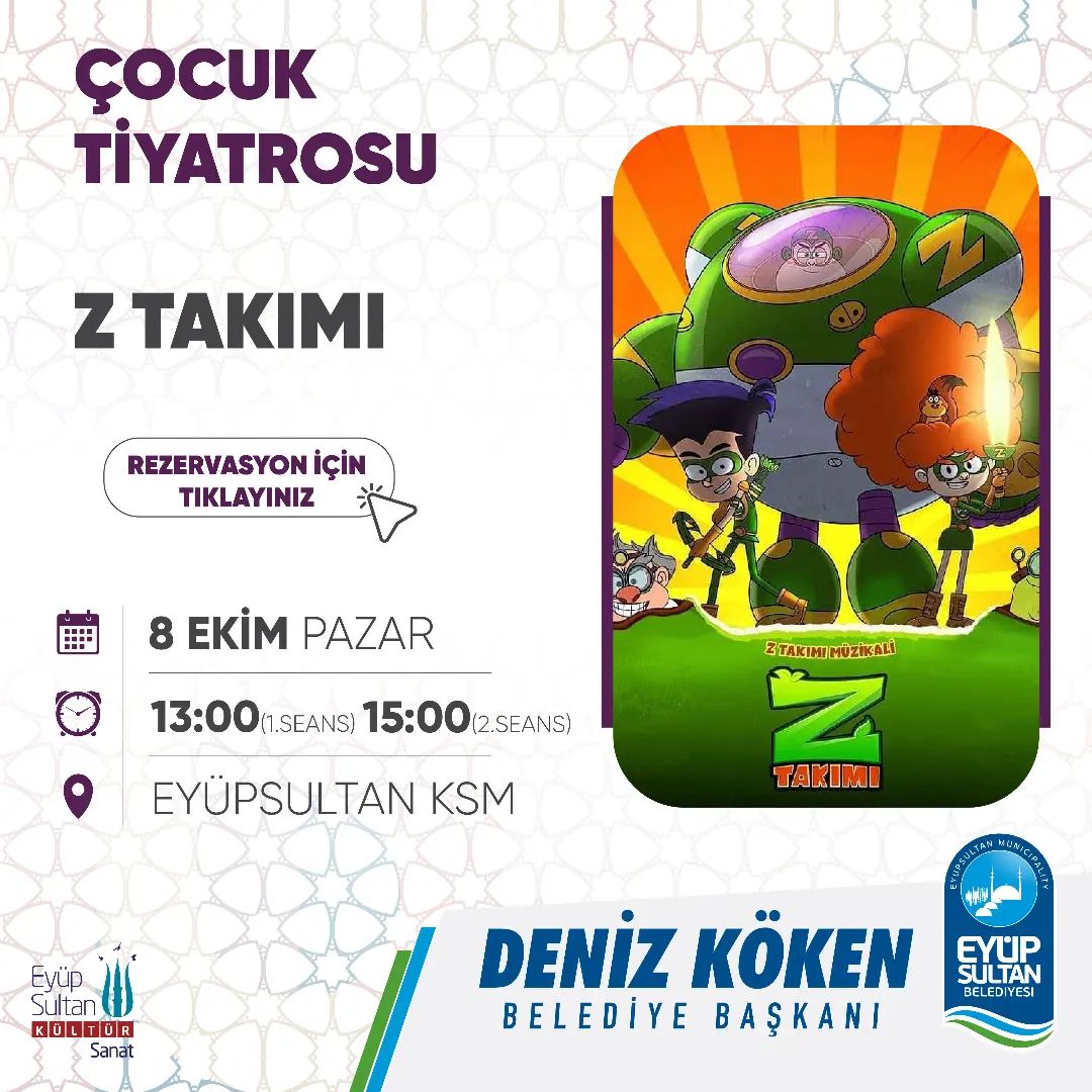 Eyüpsultan Belediyesi - Z Takımı, Çocuk Tiyatrosu