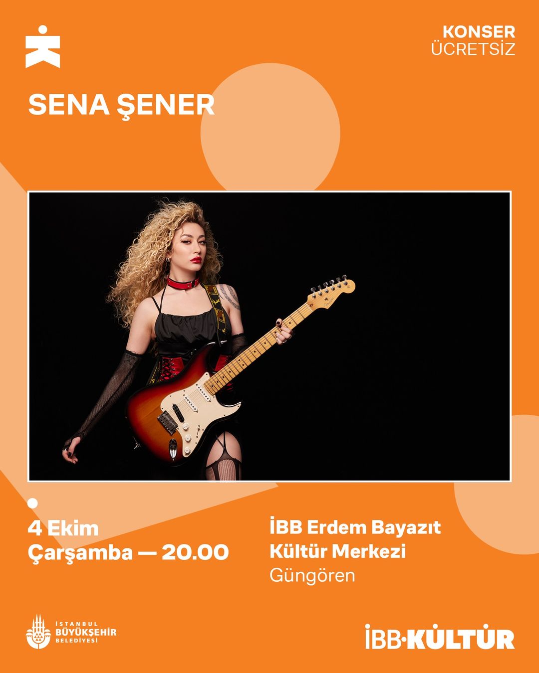 İBB Erdem Beyazıt Kültür Merkezi - Sena Şener Konseri
