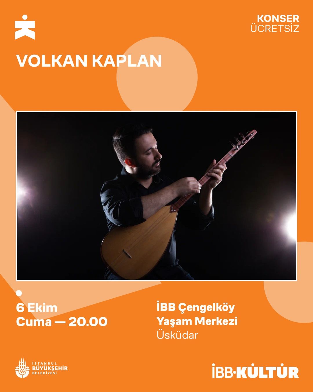 İBB Çengelköy Yaşam Merkezi - Volkan Kaplan Konseri