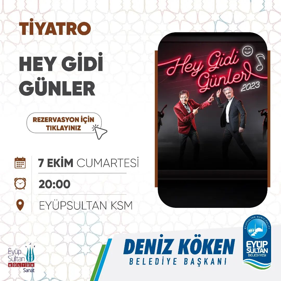 Eyüpsultan Belediyesi - Hey Gidi Günler Tiyatrosu