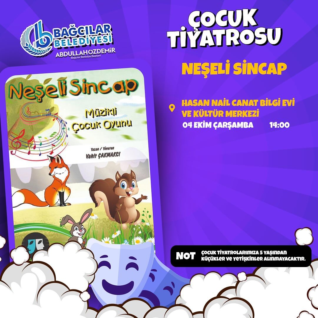 Bağcılar Belediyesi - 'Neşeli Sincap' Çocuk Tiyatrosu 🎥🎭