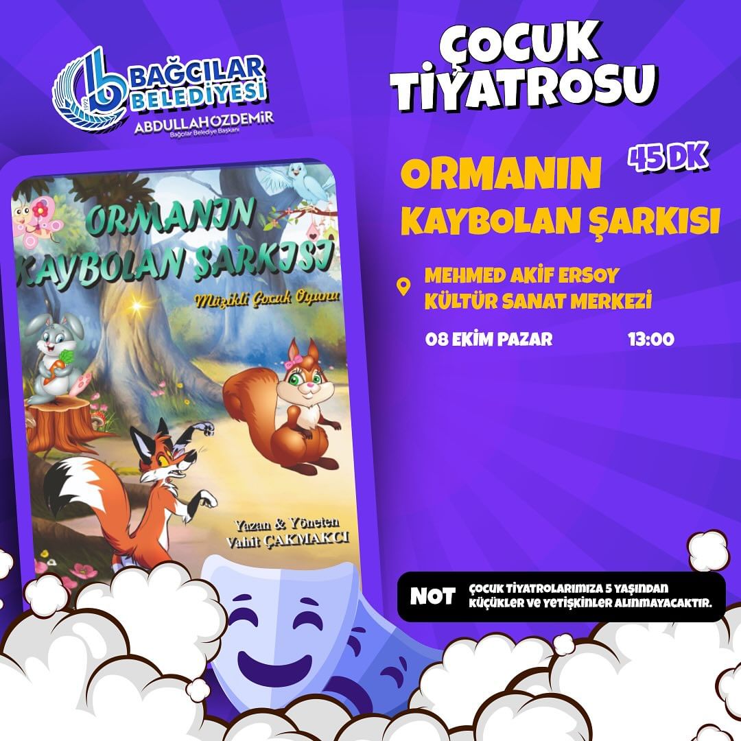 Bağcılar Belediyesi - 'Ormanın Kaybolan Şarkısı' Çocuk Tiyatrosu 🎥🎭