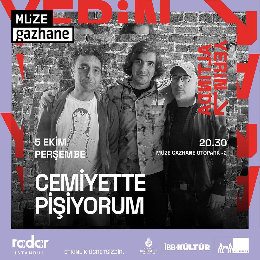 Müze Gazhane - Cemiyette Pişiyorum, Konser