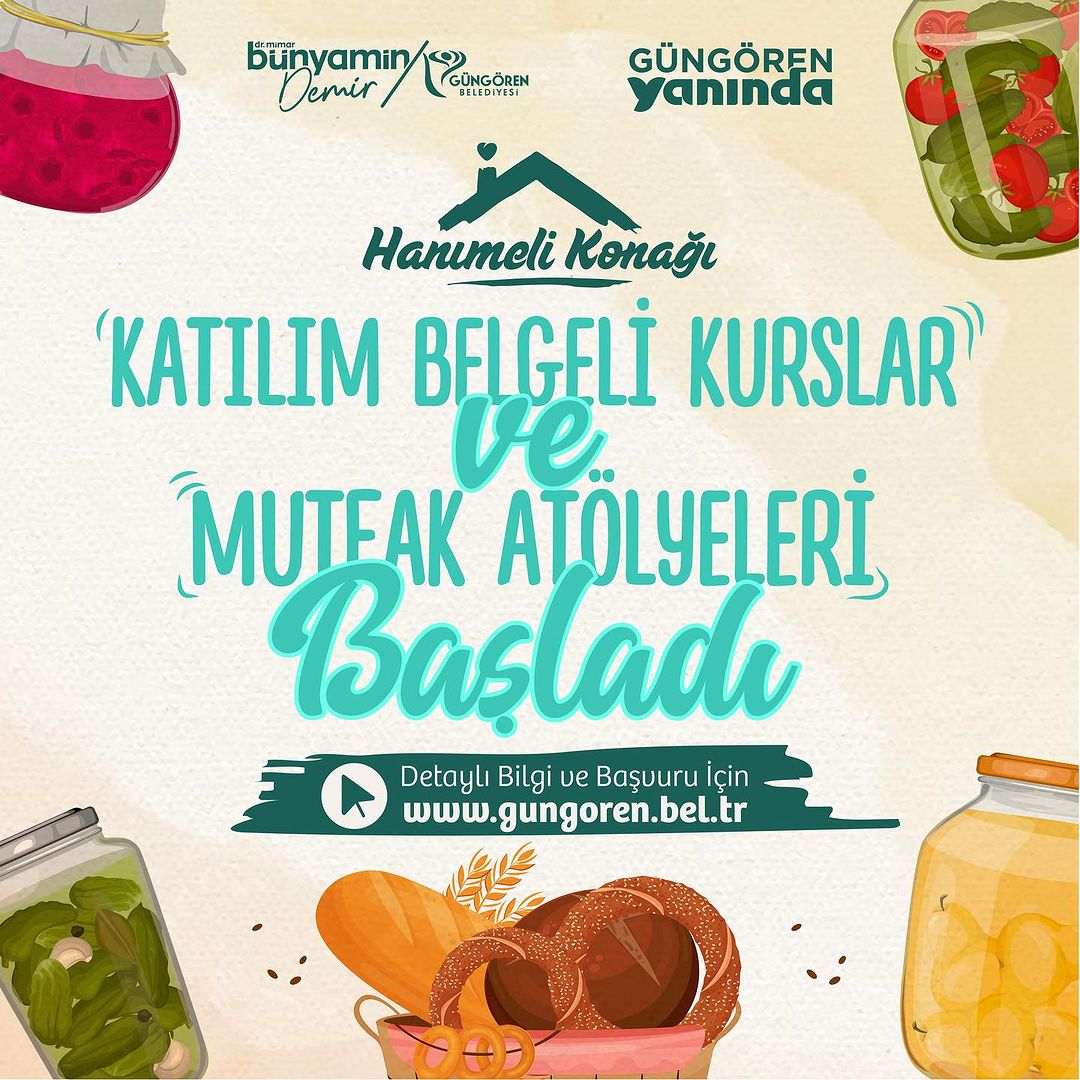 Güngören Belediyesi - Mutfak Atölyeleri