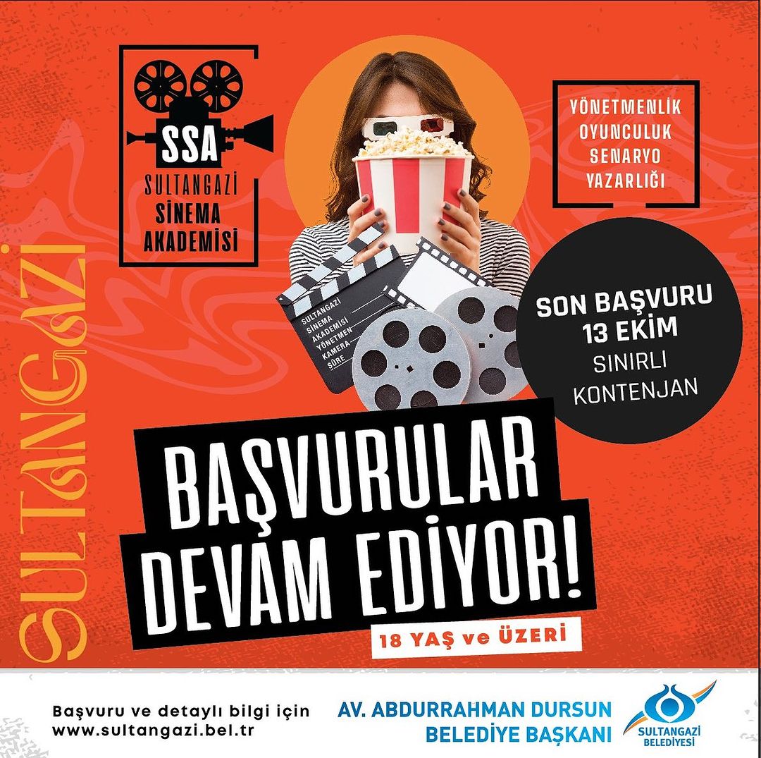 Sultangazi Belediyesi -  Sinema Akademisinin Başvuruları Devam Ediyor