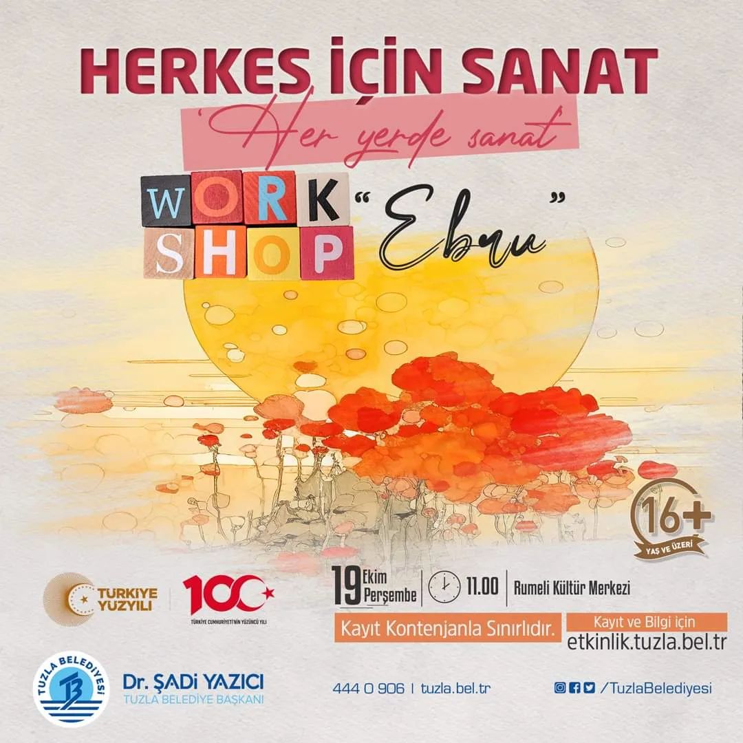 Tuzla Kültür - Ebru Workshop