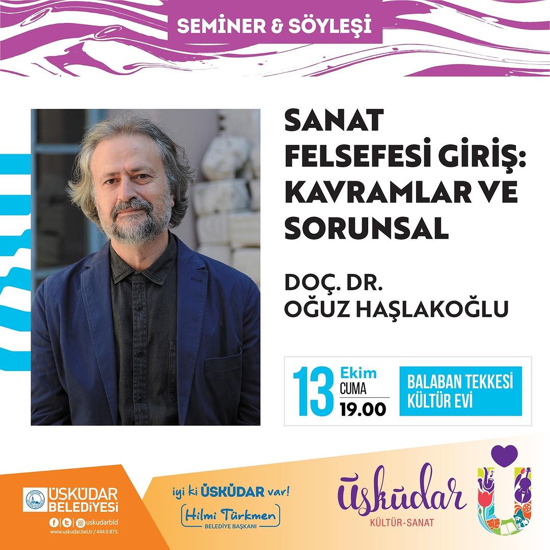 Üsküdar Belediyesi - Sanat Felsefesine Giriş: Kavramlar ve Sorunsal