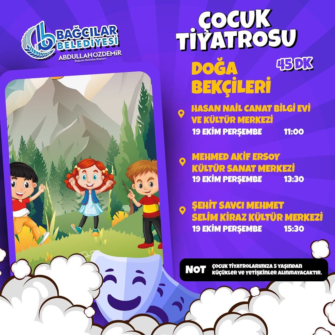 Bağcılar Belediyesi - 'Doğa Bekçileri' Çocuk Tiyatrosu 🎥🎭