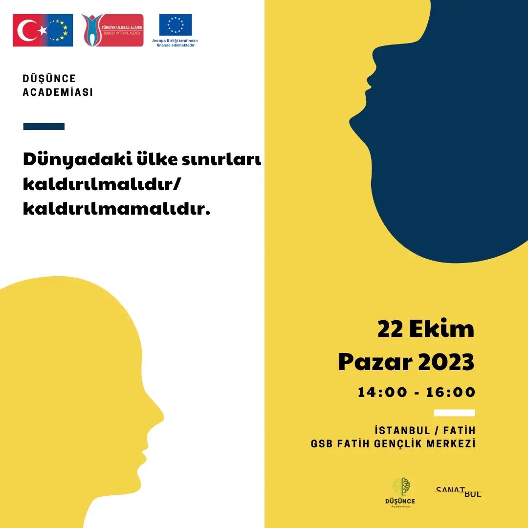 Sanatbul - "Dünyadaki ülke sınırları kaldırılmalıdır/kaldırılmamalıdır." Münazarası