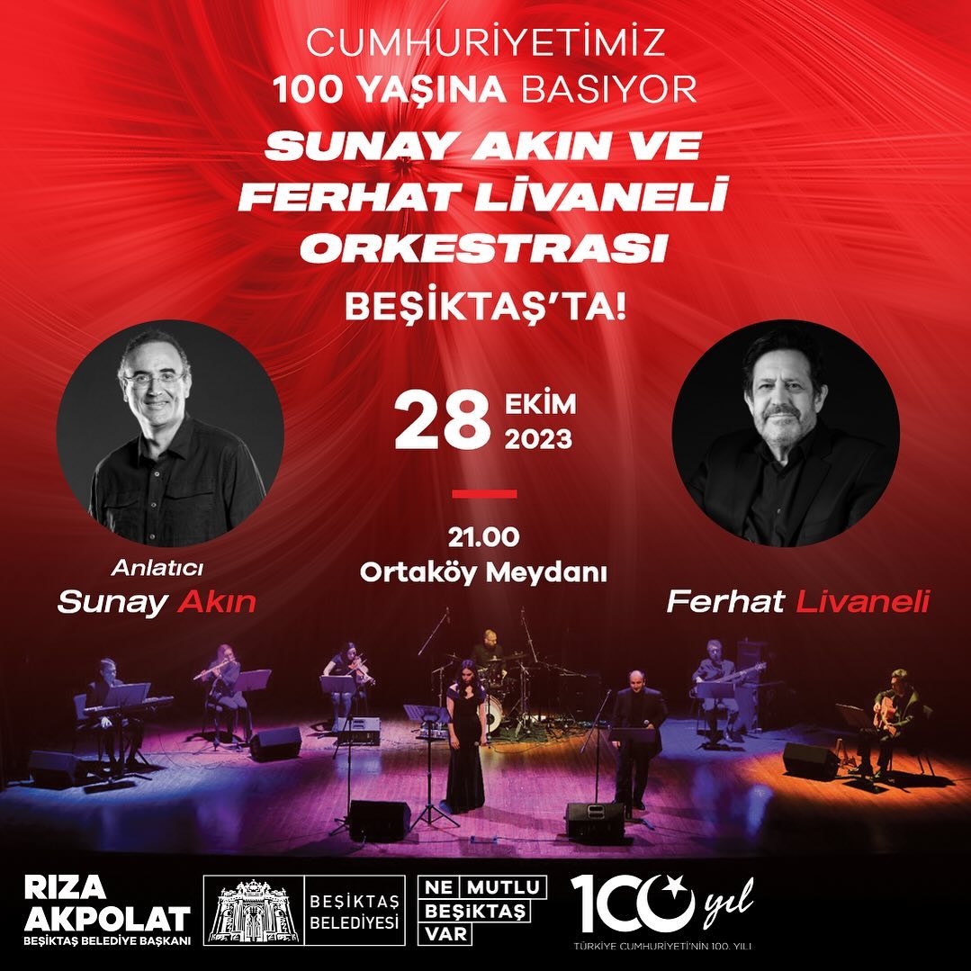 Beşiktaş Belediyesi - Sunay Akın ve Ferhat Livaneli Orkestrası Konseri