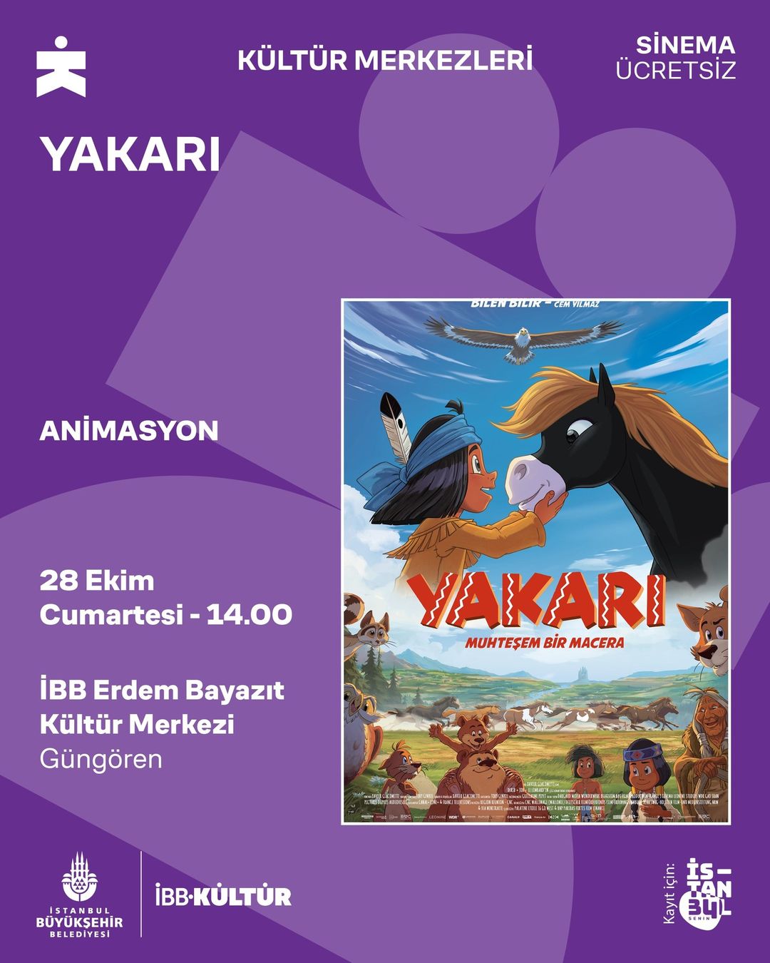 İBB - Animasyon Film Gösterimi: YAKARİ