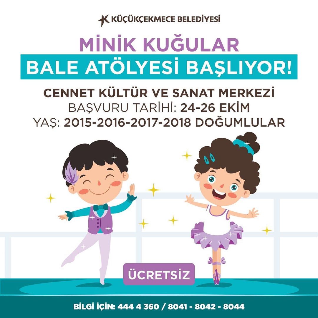 Küçükçekmece Belediyesi - Minik Kuğular Bale Atölyesi