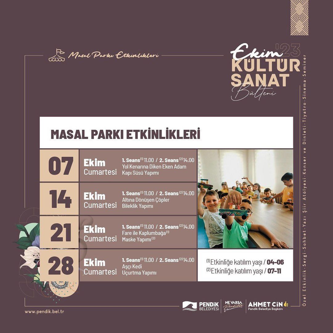 Pendik Belediyesi - Masal Parkı Etkinlikleri