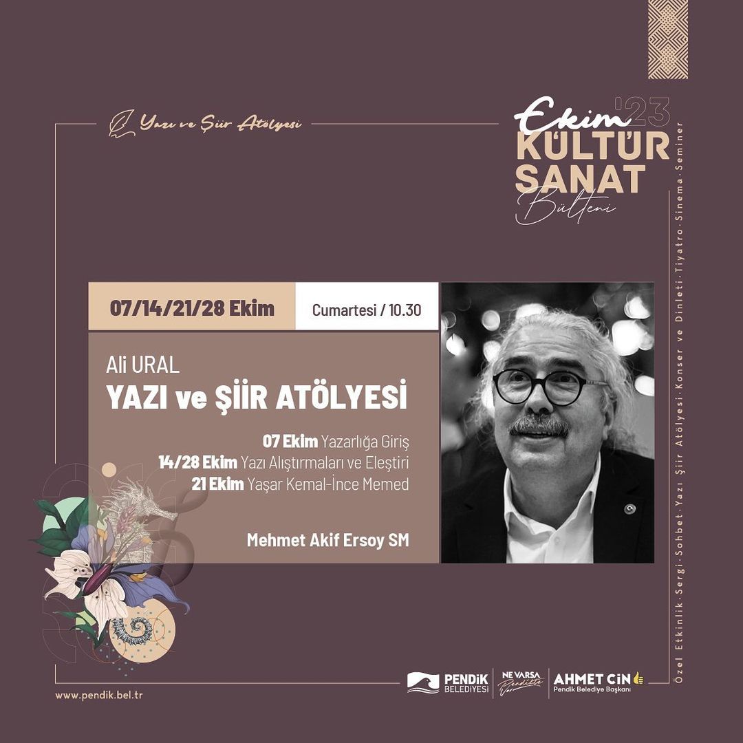 Pendik Belediyesi - Yazı ve Şiir Atölyesi