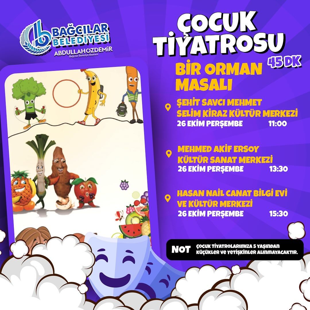 Bağcılar Belediyesi - Çocuk Tiyatrosu: Bir Orman Masalı