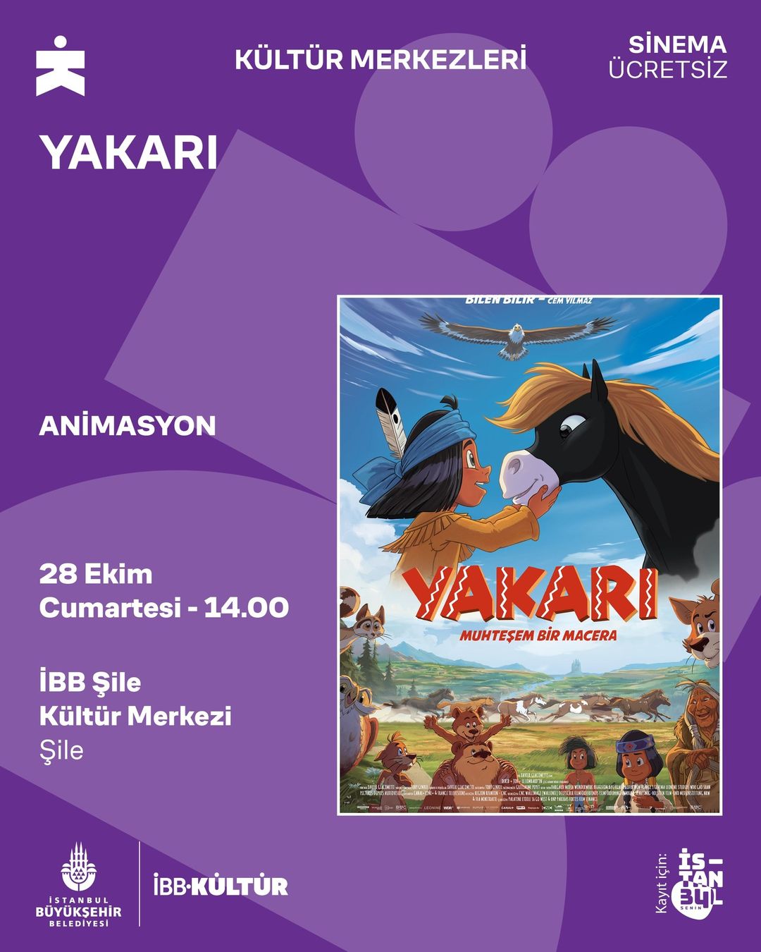 İBB - Animasyon Film Gösterimi: YAKARİ