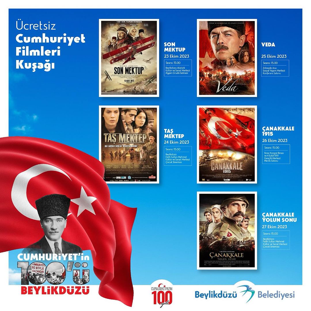 Beylikdüzü Belediyesi - Cumhuriyet Filmleri Kuşağı