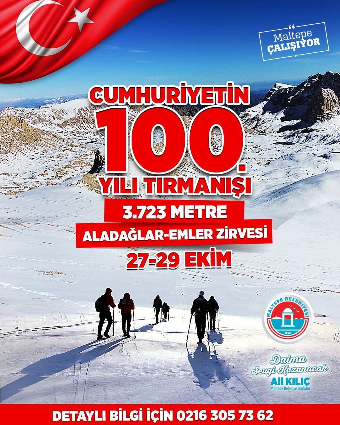 Maltepe Belediyesi - Cumhuriyetin 100. Yıl Tırmanışı