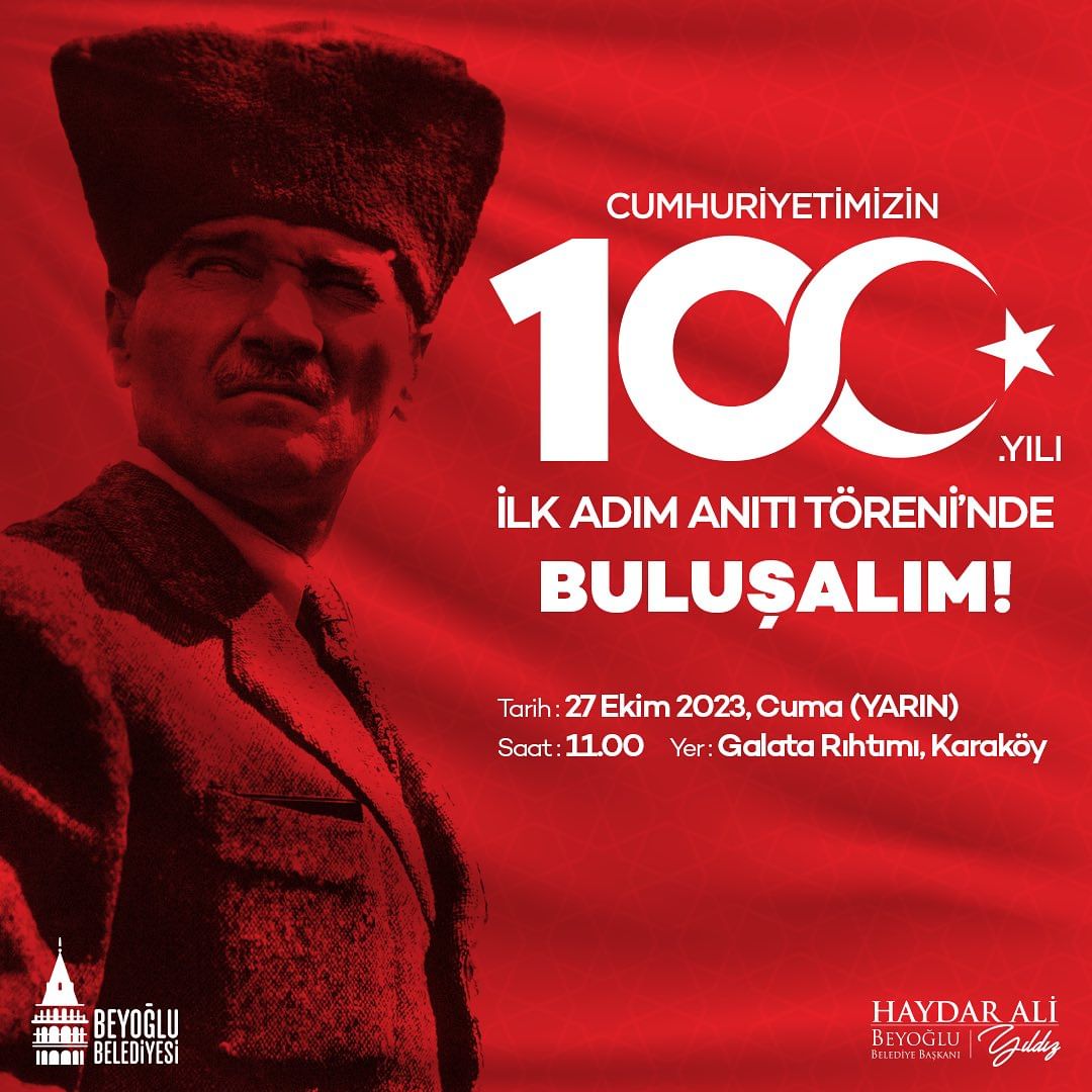 Beyoğlu Belediyesi - Cumhuriyetin 100. Yılı Buluşması