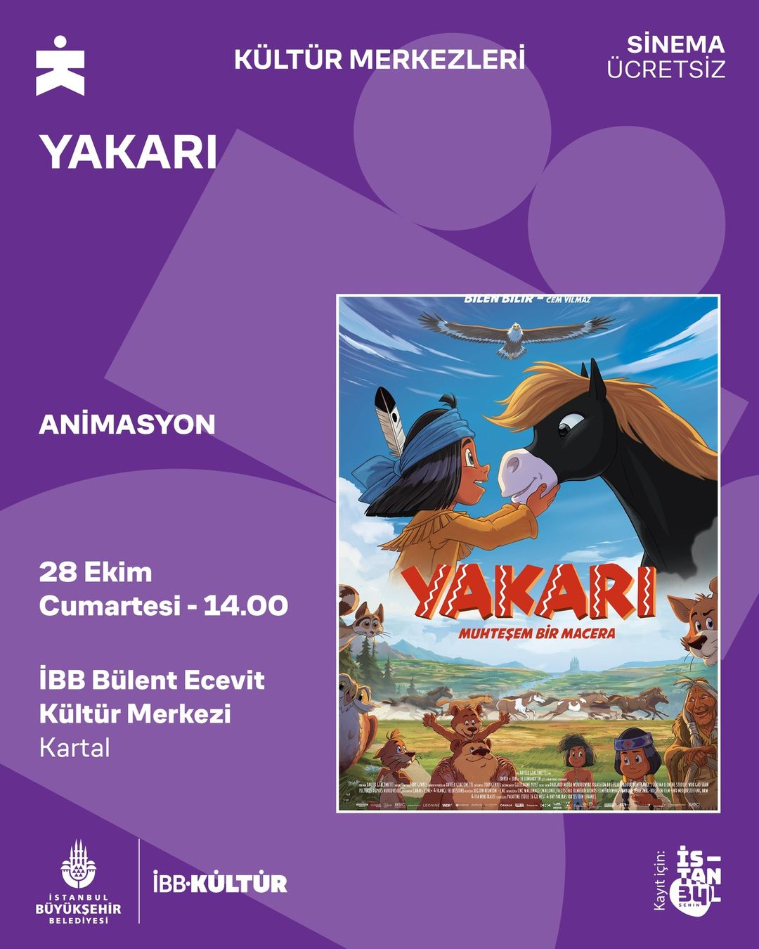 İBB - Animasyon Film Gösterimi: YAKARİ