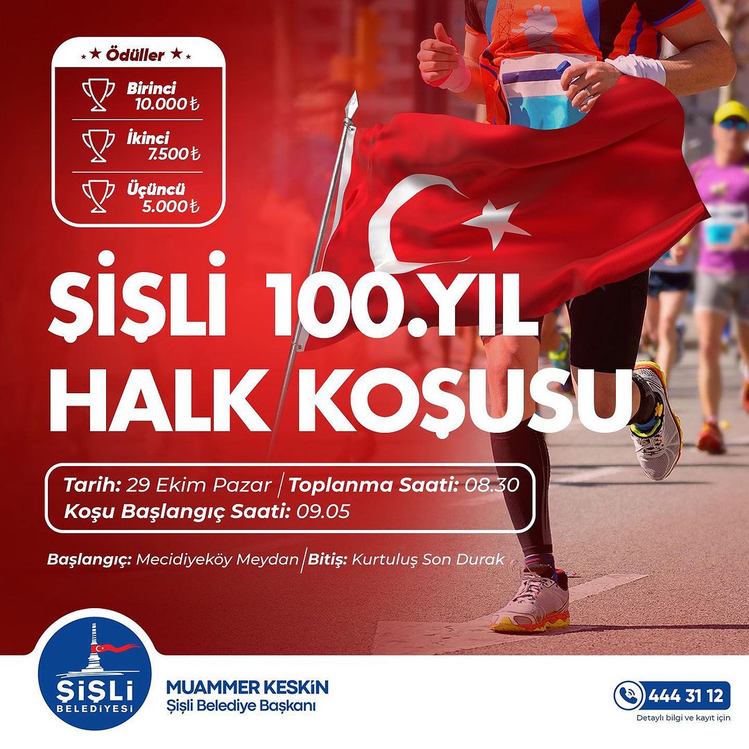 Şişli Belediyesi - 100. Yıl Halk Koşusu