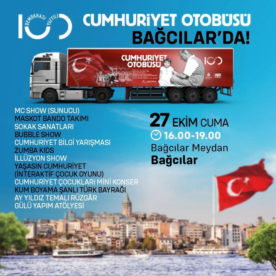 İBB Kültür - Cumhuriyet Otobüsü, Bağcılar