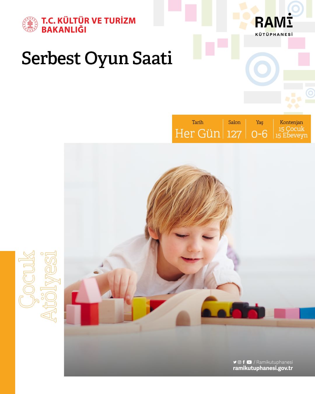 RAMİ KÜTÜPHANESİ -  Serbest Oyun Saati