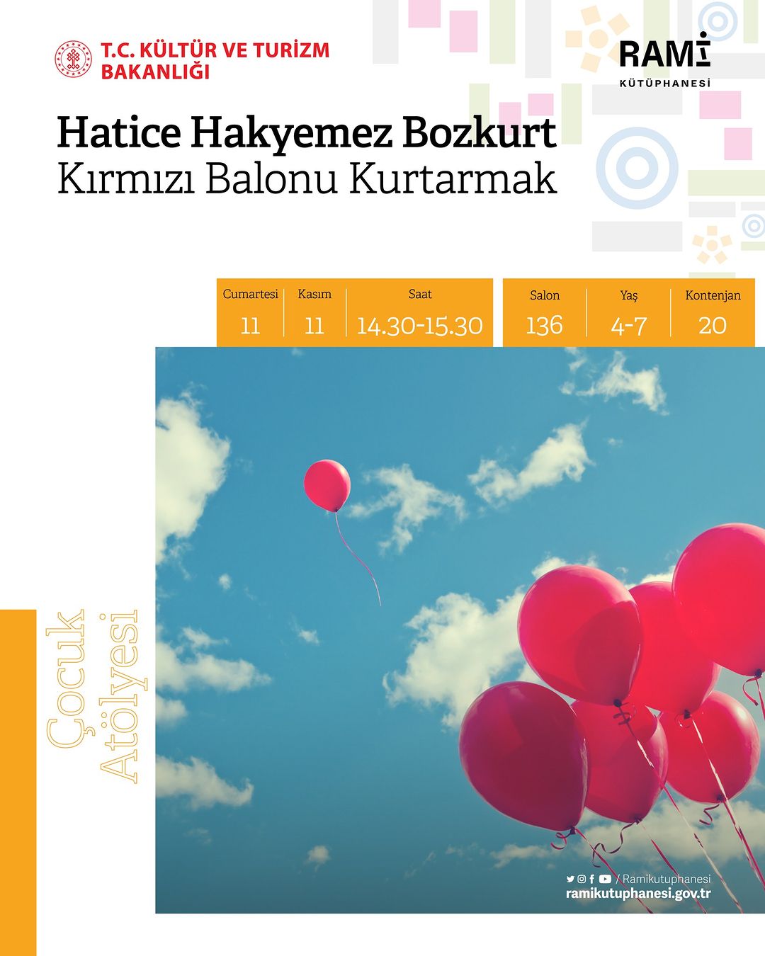 RAMİ KÜTÜPHANESİ -  Hatice Hakyemez Bozkurt Kırmızı Balonu Kurtulmak 