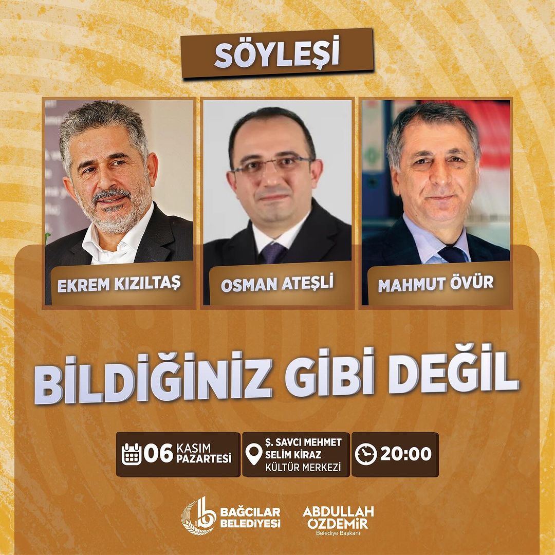 Bağcılar Belediyesi - Bildiğiniz Gibi Değil Söyleşi